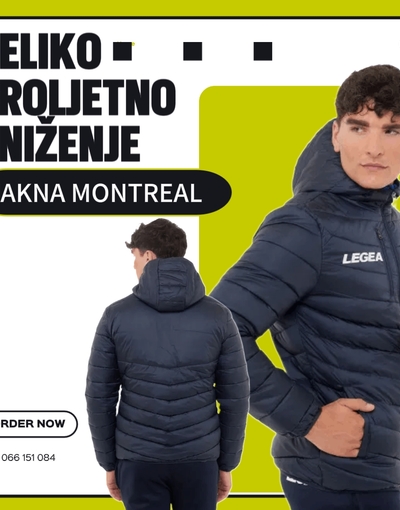 Proljetno snižene jakna MONTREAL tamno plava
